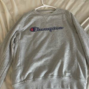 CHAMPION Grey Crewnack
